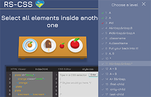 RS school work CSS selectors